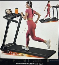 Treadmill with Incline,3.0Hp Small Treadmills for Home,Portable Electric Treadmi