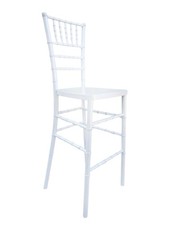 Sparkling Pearl White Resin Chiavari Barstool by Chivari