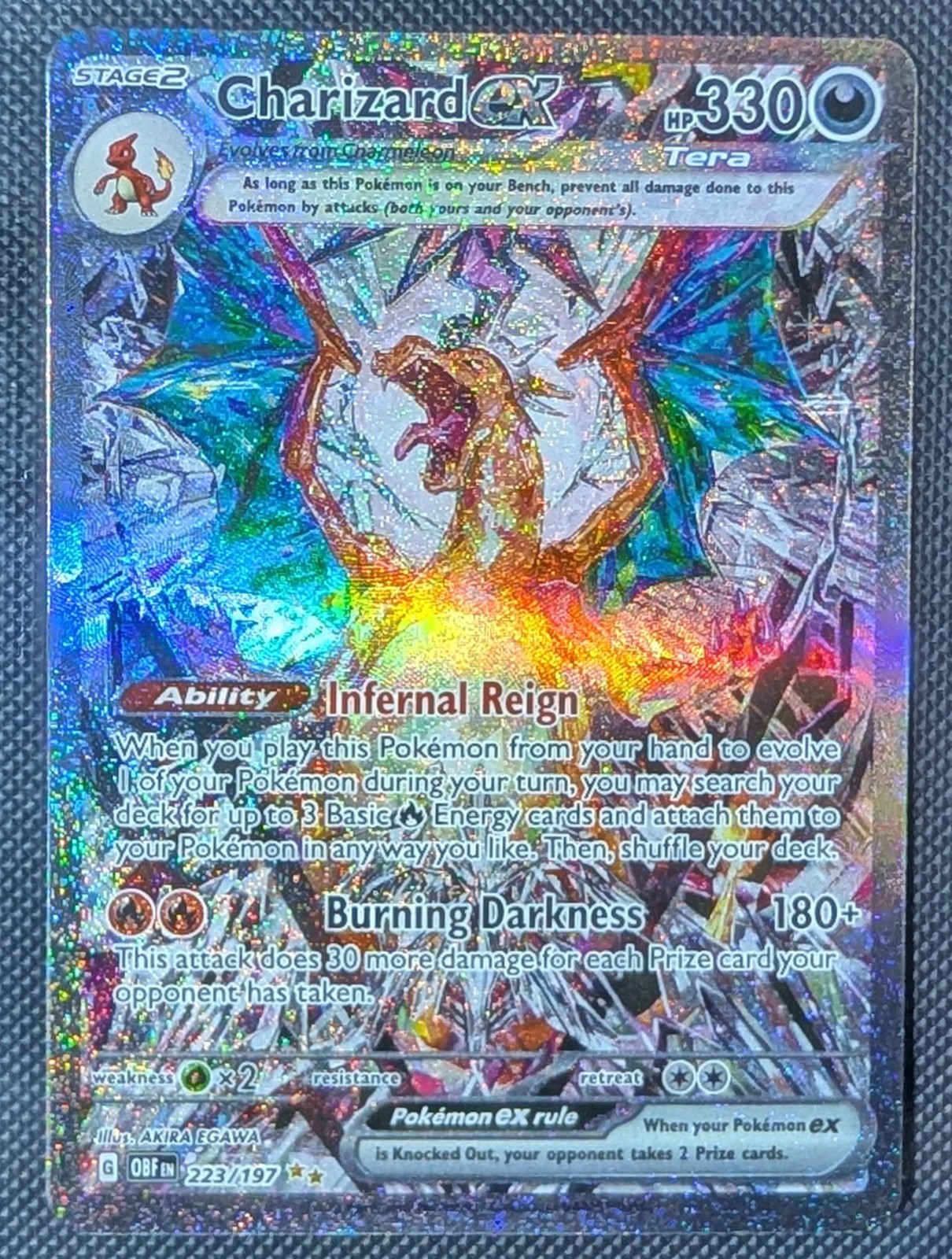 Charizard ex 223/197 SV03: Obsidian Flames Special Illustration Rare