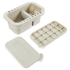 2X(Brush Washing Bucket Multi-Use Paint Brush Basin with Art Palette Brush7891