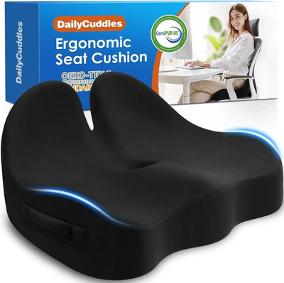 #ad Cushion Lab Patented Pressure Relief Seat Cushion for Long Sitting Hours $27.99