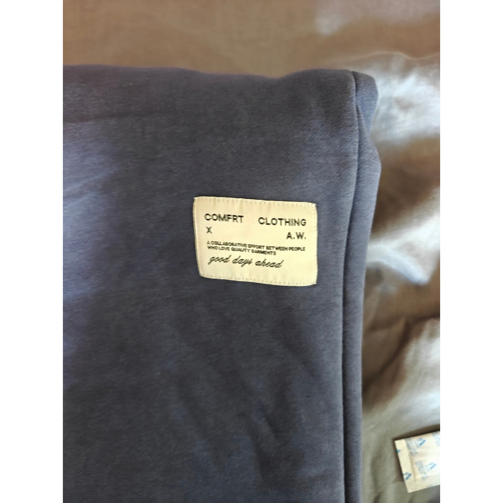 COMFRT CLOTHING Affirmation Sweatpants Midnight Blue XS Wide Leg Elastic Waist