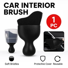 Car Detailing Cleaning Brush Set Soft Bristles Interior Dashboard Vent Dust Tool