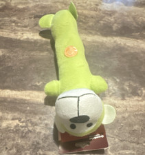 Greenbrier Kennel Club Plush Stuffed Toy Squeaky Dog Toy, Green White