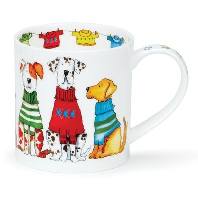 Dunoon Tasse Trendsetters Dog Hunde Orkney 0,35 l Fine Bone China
