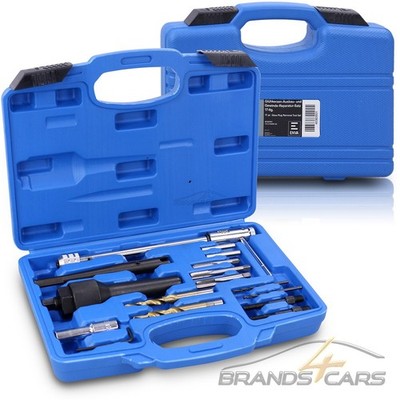 ENVA GLÜHKERZEN-GEWINDE-REPARATURSATZ UND AUSBAU-SET 17-TLG. AUSBOHRER M8 M10