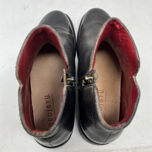 Bed Stu Cobbler Yurisa Booties Boots Zip Ankle Distressed Leather Boho Wmns 6.5 - Picture 15 of 24