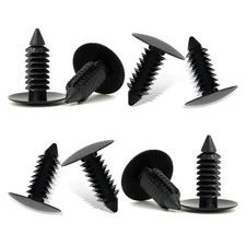 Merdege Pack of 8 License Plate Hole Plugs, Car Bumper 0.25 inches, Black