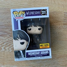Wednesday Addams #1311 Funko Pop The Addams Family Figure Hot Topic Exclusive