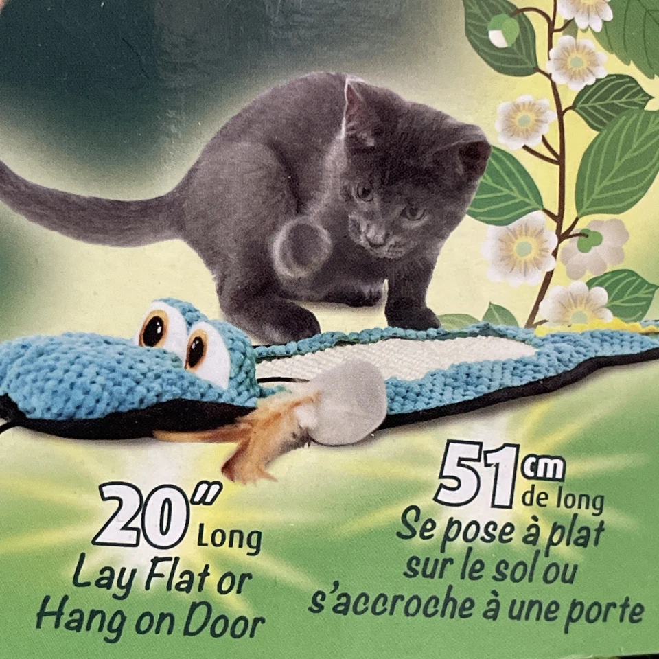Hartz Cattraction Cat Toy with Silver Vine & Catnip Gator Scratch - Image 2 of 2