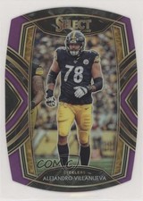 2020 Panini Select Club Level Purple Prizm Die-Cut Alejandro Villanueva 0ek3