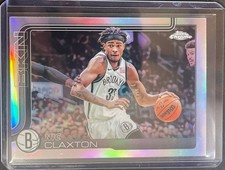2025-26 Topps Chrome Nic Claxton Silver Refractor #27 Brooklyn Nets