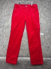 Talbots Pants Womens Corduroy Straight Leg Simply Flattering Pockets Size 8