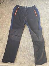 Fleece Lined Boys Girls Trekking Snow Skiing Hiking Pants Softshell