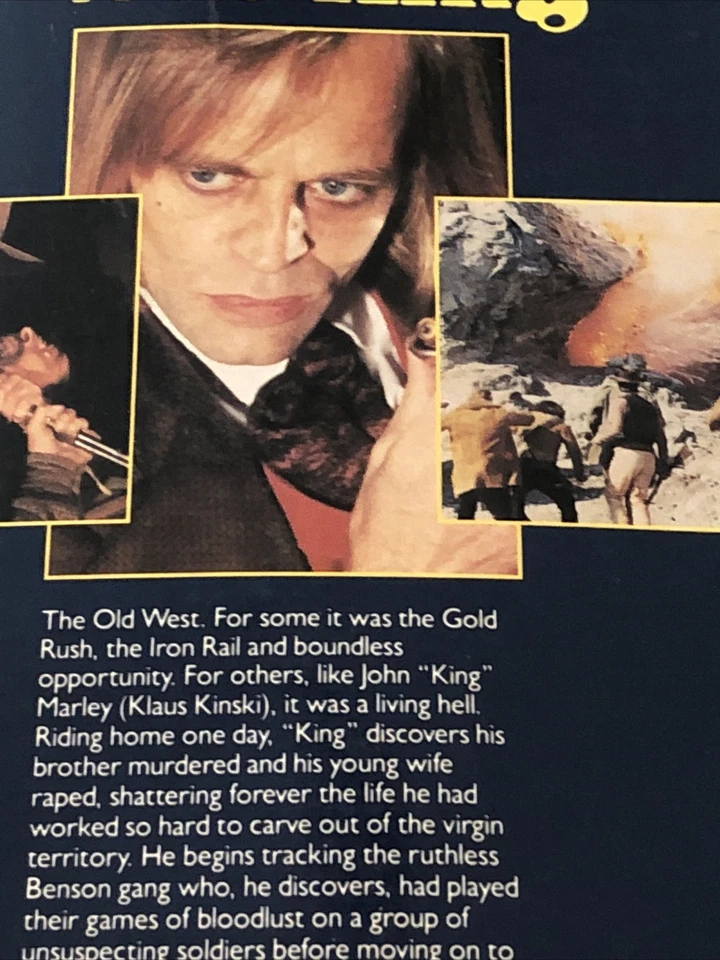 His Name Was King SP Mode VHS Uncut 90 Min Version Klaus Kinski Richard Harrison - Image 4 of 4