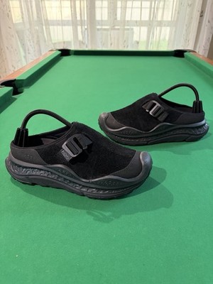Hoka Ora Primo EXT Unisex Size M8.5 W9.5 Black Slip on Mule Shoes 1168973 BBLC