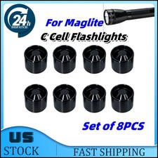 Non Freeze Anodized Aluminum Plugs For Maglite C Cell Dry Storage Hidden Cups