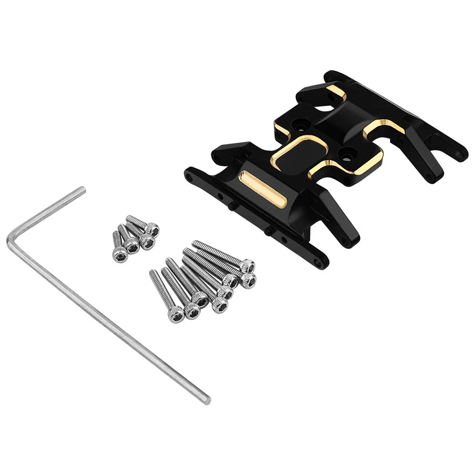 Hágalo usted mismo Soporte de transmisión de placa de deslizamiento de latón para oruga 1/24 Axial SCX24 90081 C10 Foto 2 de 4