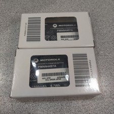 LOT OF 2 - Motorola PMNN4497AR 1800mAh 3.7V Rechargeable Li-Ion Battery