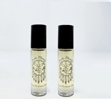 TWO BOTTLES of Auric Blends Egyptian Goddess Roll-On Perfume 1/3oz Scent