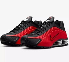 Nike Shox R4 Shoes University Red Black HQ1988-600 Men's 8