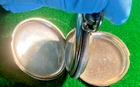 American Waltham Watch Co  Hunter  Coin Silver Case Model 1883 18S 17J  # 95242
