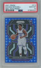 2021 Panini Prizm Davion Mitchell #312 NBA 75th PSA 10 - ROOKIE