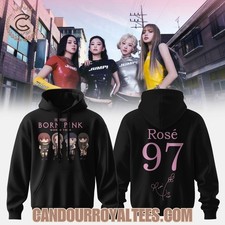 Blackpink Ros  Born Pink Signature Hoodie