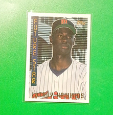 Topps 1995 LaTroy Hawkins Rookie Future Star Baseball Card #179 Minnesota Twins. rookie card picture