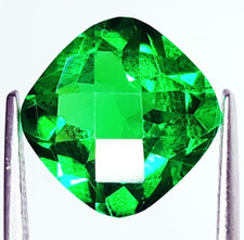 10 Ct Cushion Cut Natural Tsavorite Garnet Loose Gemstone Certified Gems R887