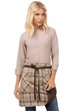 Unisex Olympia Half Bistro Apron, Brown, Size