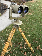 "RARE"Russian Rangefinder Binoculars w/ Tripod. BIG EYE
