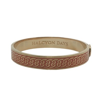 Halcyon Days 2* Armreifen einmal benutzt orange und gold