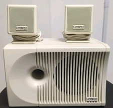 Cambridge Soundworks Multi-Media Speakers Subwoofer PC Works By Henry Kloss 2.1