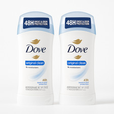 Dove 48 Hour Protection Original Anti-Perspirant Deodorant 150ml 2.6oz 2 Bottles