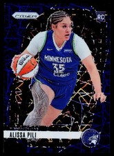 2024 Panini Prizm WNBA Alissa Pili #83 Blue Velocity Prizm RC