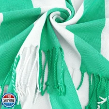 Genovega Oversized Turkish Beach Towels 74"x38" Thin Quick Dry Sand Free Pool