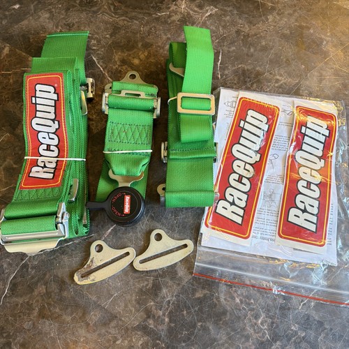 RaceQuip 5-Point SFI 16.1 Latch & Link Harness Set Green