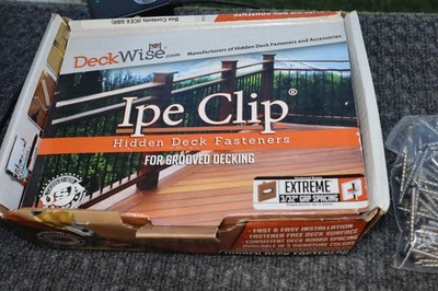 Deck Wise Ipe Clip 100 Sq Ft 3/32'' Gap Spacing Hardwood Brown Clips Screws Only
