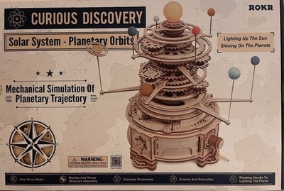ROKR Curious Discovery Solar System Planetary Orbits Mechanical Kit 316pc ST001