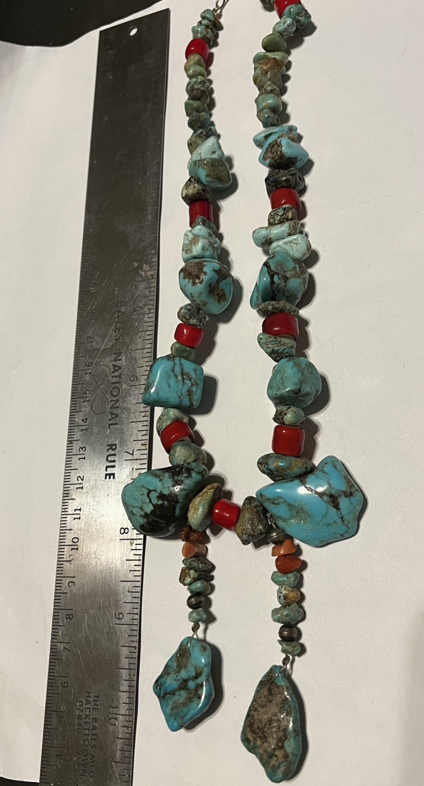 Native American Southwest Statement Turquoise Nec… - image 9