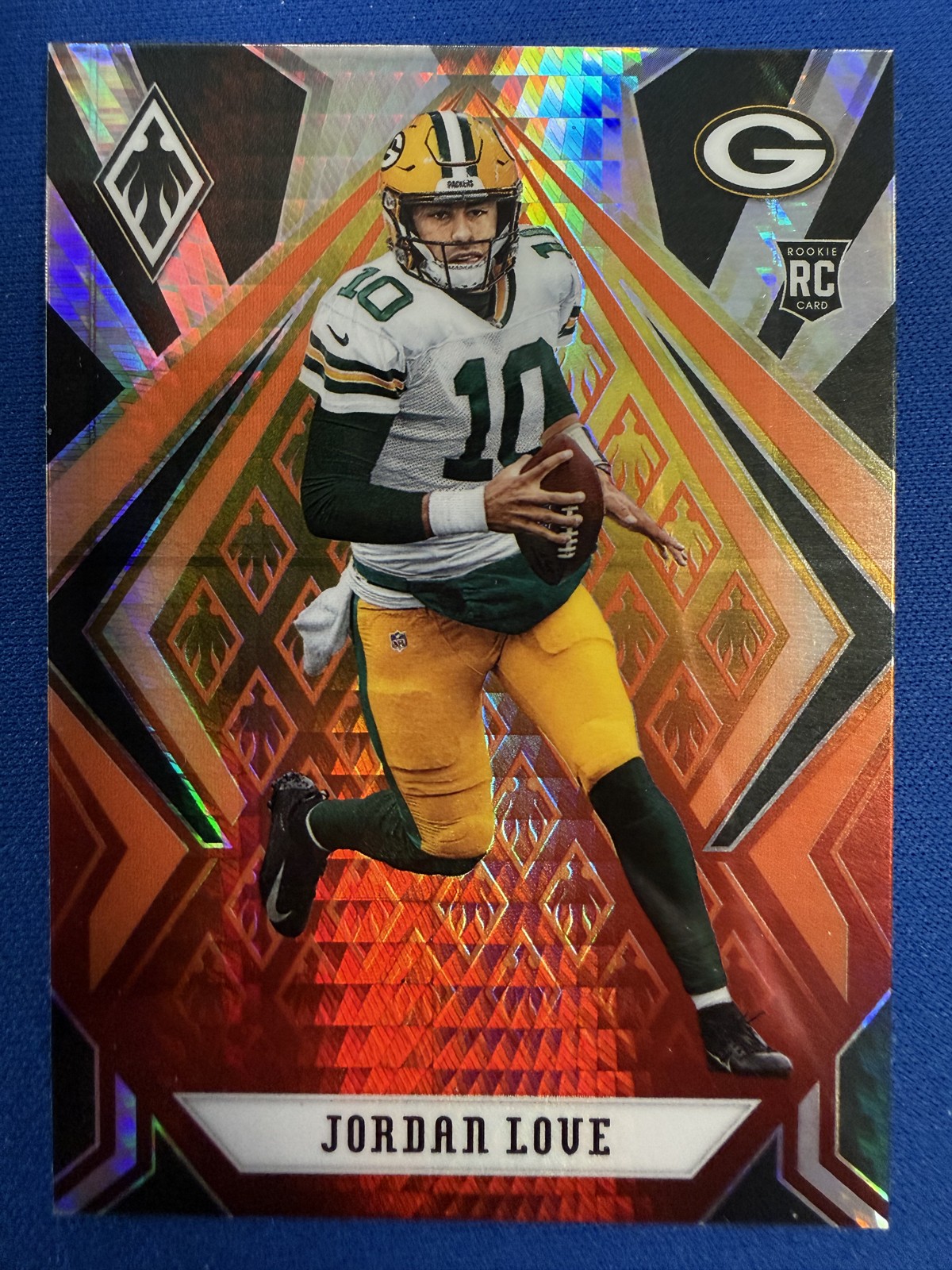 Jordan Love 2020 Panini Phoenix - Rookies #104 Fire Burst Prizm SP (RC) 🔥