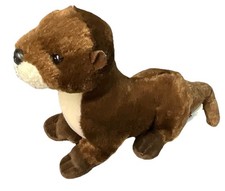Aurora World Plush RIVER OTTER 12 inch Stuffed Animal Toy EUC