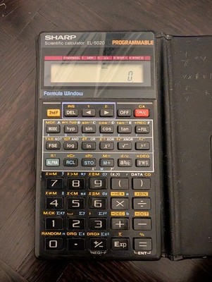 Sharp EL-5020 Scientific Calculator   Programmable | Vintage Classic | Works