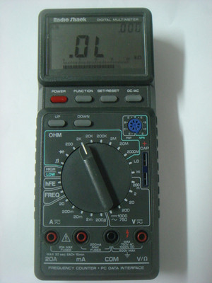 Radio Shack Digital Multimeter 22-168A, Working Condition