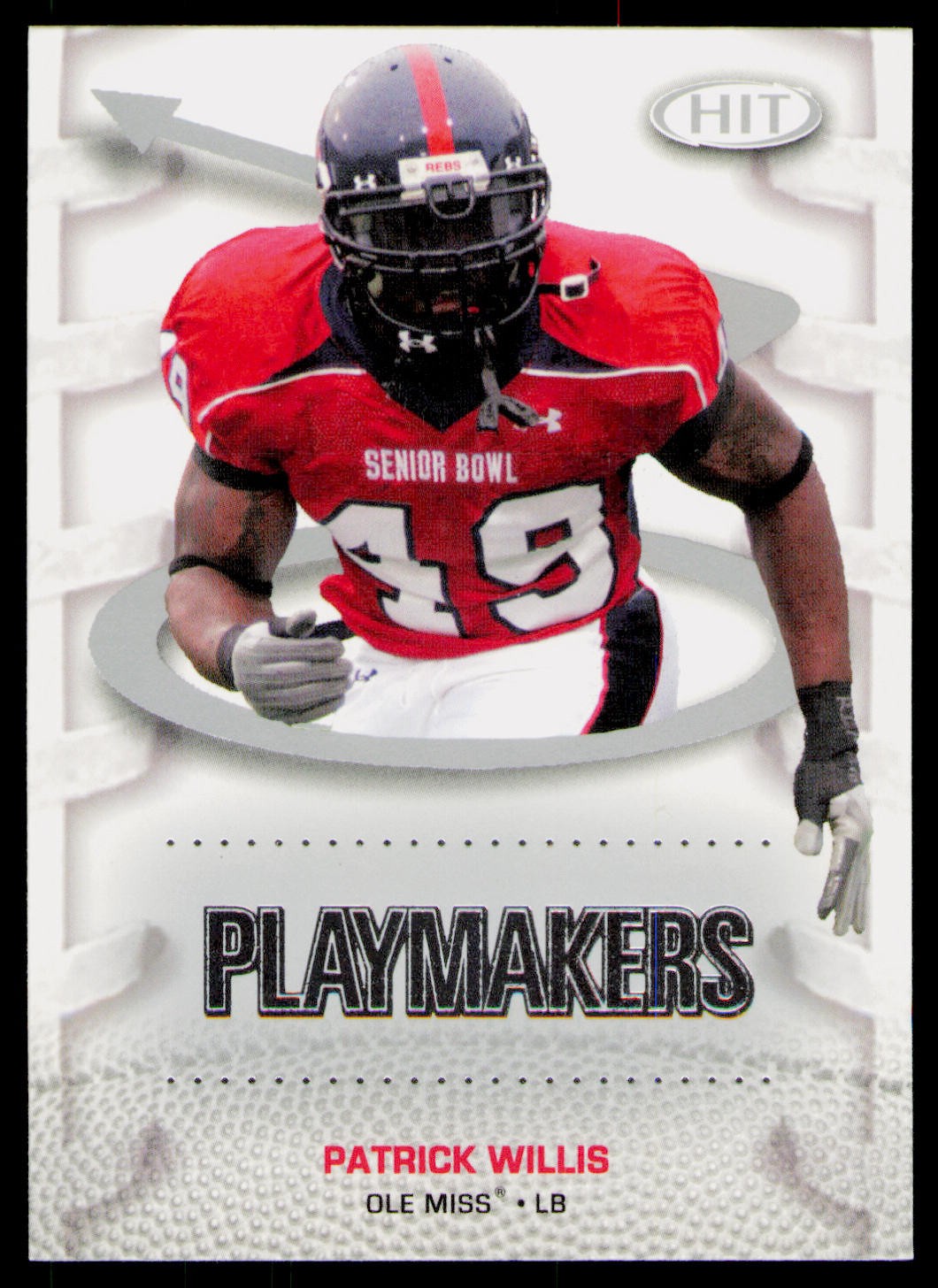 Patrick Willis SA-GE Hit Playmakers #P49 Silver