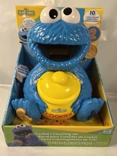 NIP Sesame Street - Cookie Monster's Counting Jar Toy with Cookies 12PCS