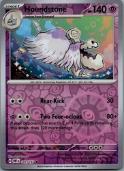 Houndstone 101/197 Obsidian Flames Reverse Holo
