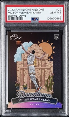 2023-24 Panini One and One - Downtown Victor Wembanyama #22 (RC