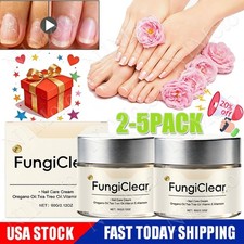 2-5PCS FungiClear Phrena Nail Care Cream With Tea Tree Oil,Oregano Oil,Vitamin E
